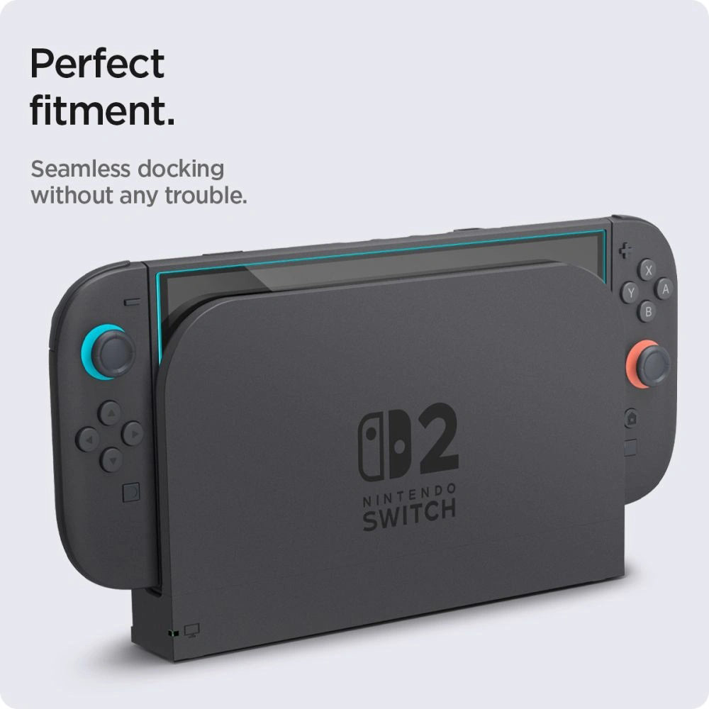Protector de Pantalla Techsuit SwitchAura Aplicador para Nintendo Switch 2, Vidrio Templado, Set de 2 piezas