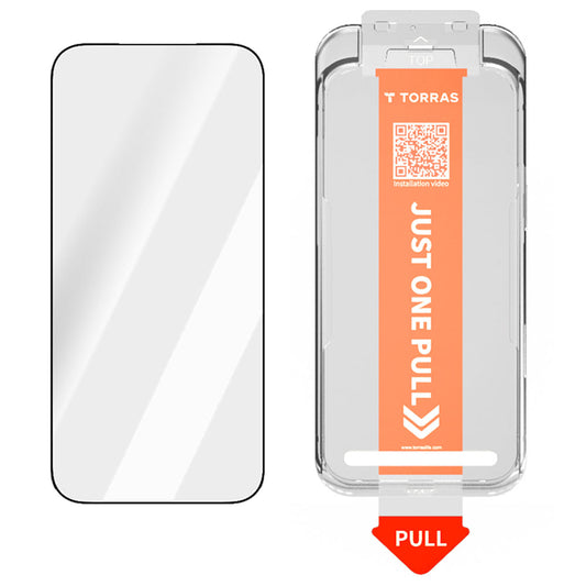 Protector de pantalla Torras GlassGo Install Master para Apple iPhone 17, Cristal Templado, Full Glue