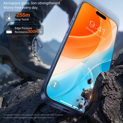 Protector de pantalla Torras Sunview AR para Apple iPhone 18 Pro Max / 17 Pro Max, vidrio templado, adhesivo completo