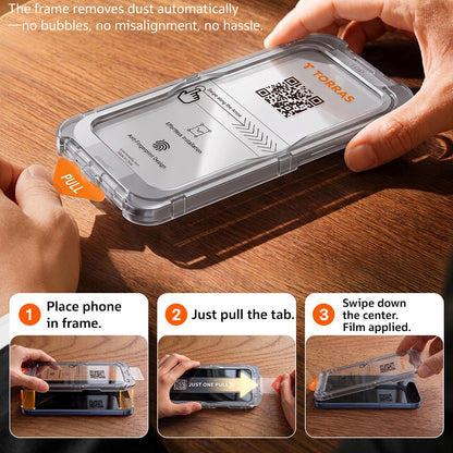 Protector de pantalla Torras Sunview AR para Apple iPhone 18 Pro Max / 17 Pro Max, vidrio templado, adhesivo completo