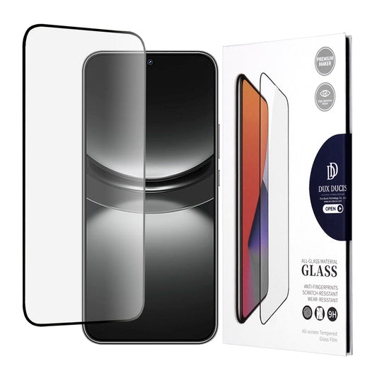 Protector de pantalla DUX DUCIS para Huawei nova 12, vidrio templado, Edge Glue, negro