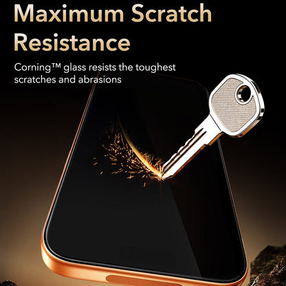 Protector de pantalla ESR Armorite Pro UltraFit para Apple iPhone 18 Pro / 17 Pro, vidrio templado, adhesivo completo, negro