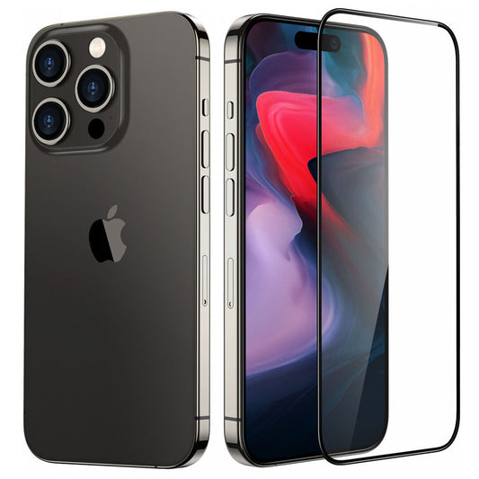 Protector de pantalla ESR Armorite UltraFit para Apple iPhone 18 Pro, vidrio templado, adhesivo completo, set de 3 piezas, negro