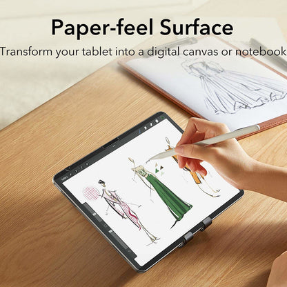 Protector de pantalla ESR Paper Feel Magnetic para Apple iPad (2025) / (2022), Plástico