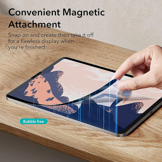 Protector de pantalla ESR Paper Feel Magnetic para Apple iPad Air 13 (2025) / Air 13 (2024), Plástico