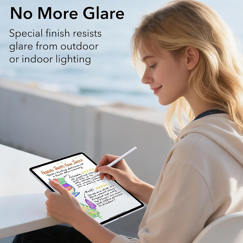 Protector de pantalla ESR Paper Feel UltraFit para Apple iPad Air 13 (2026) / Air 13 (2025), Plástico, Set de 2 piezas
