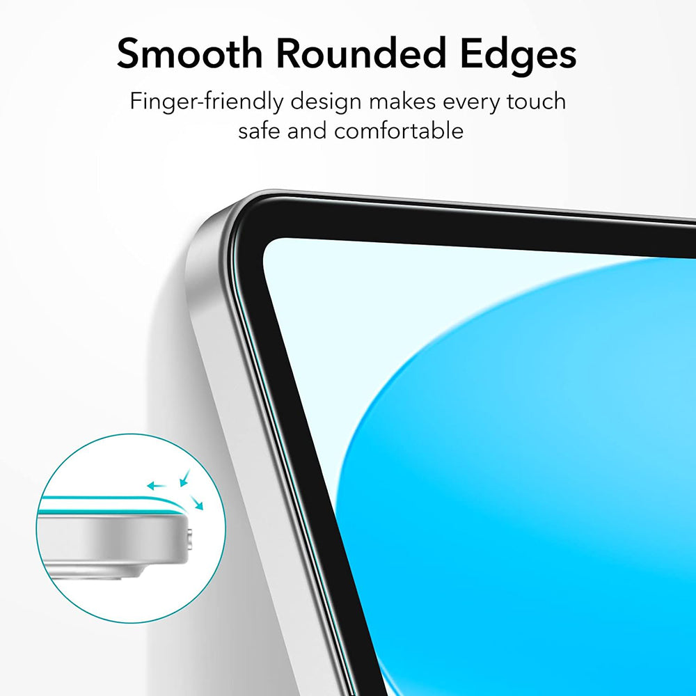 Protector de pantalla ESR para Apple iPad (2025) / (2022), Cristal Templado, Full Glue, Set de 2 piezas