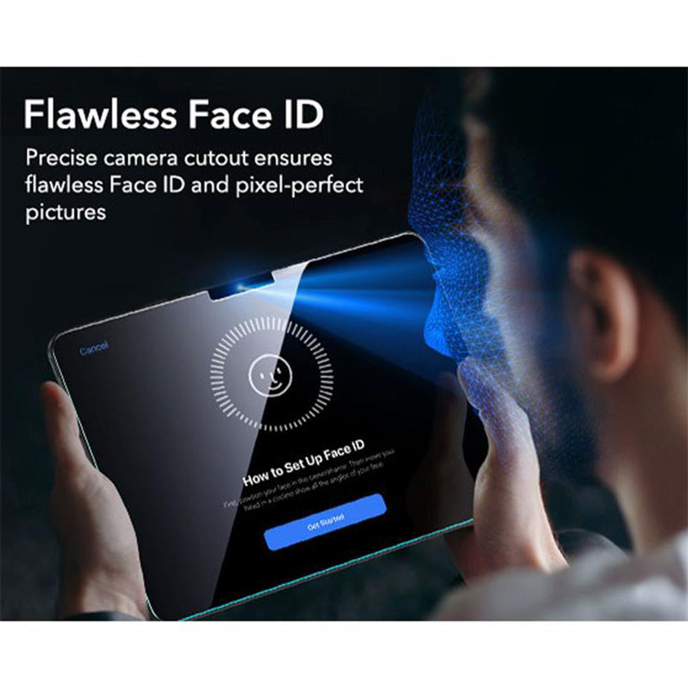 Protector de pantalla ESR para Apple iPad Air 11 (2026) / Air 11 (2025), Vidrio templado, Pegamento completo