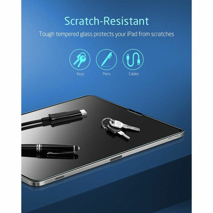Protector de pantalla ESR para Apple iPad Air (2022) / Pro 11 (2021) / Air (2020), Cristal Templado, Adhesivo Completo, Set de 2 piezas