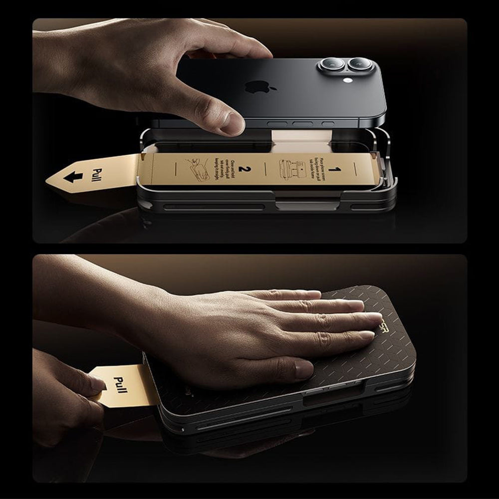 Protector de pantalla ESR UltraFit Armorite Pro para Apple iPhone 17 Pro, Cristal Templado, Full Glue, Negro