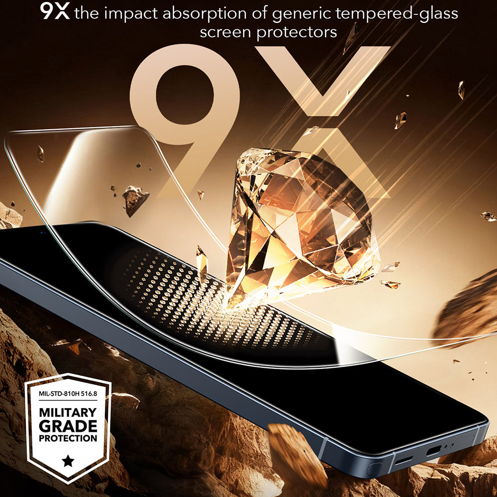 Protector de pantalla ESR UltraFit Armorite Pro para Samsung Galaxy S26 Ultra S948, Cristal Templado, Full Glue