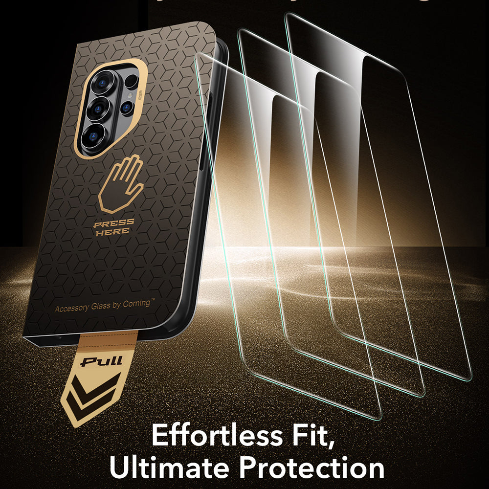 Protector de pantalla ESR UltraFit Armorite Pro para Samsung Galaxy S26 Ultra S948, Cristal Templado, Full Glue