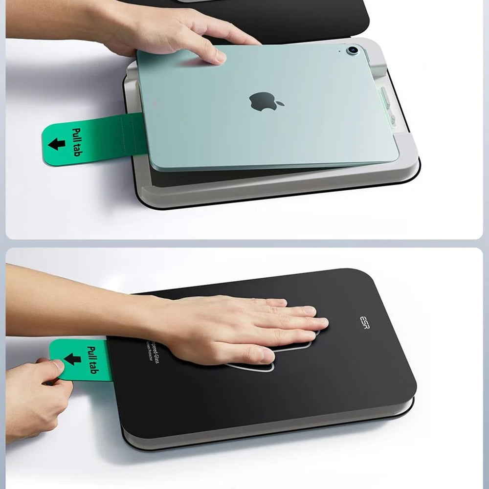 Protector de pantalla ESR UltraFit para Apple iPad Air 11 (2025) / Air 11 (2024), Cristal Templado, Full Glue, Juego de 2 piezas