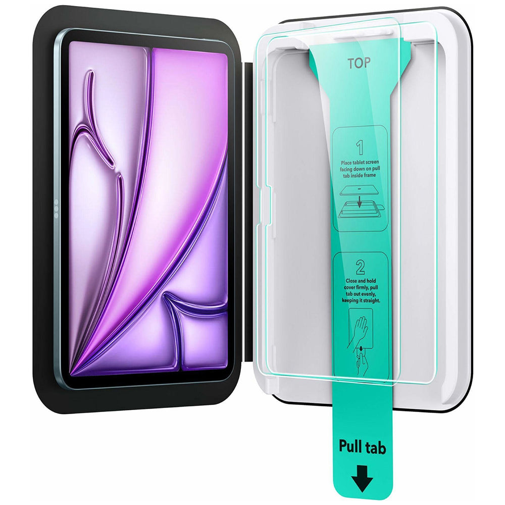 Protector de pantalla ESR UltraFit para Apple iPad Pro 13 (2025) / Pro 13 (2024), Cristal Templado, Full Glue, Juego de 2 piezas