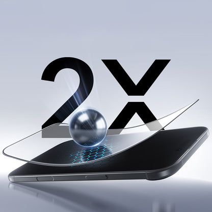 Protector de pantalla ESR UltraFit para Apple iPhone 17 / 16 Pro, Cristal Templado, Full Glue, Negro