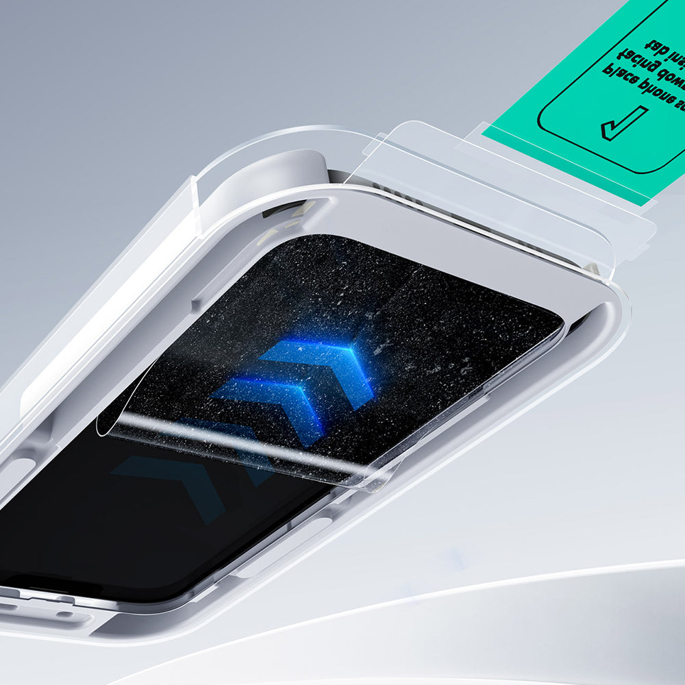 ESR UltraFit Screen Protector for Apple iPhone 17 Pro, Tempered Glass, Full Glue, Black