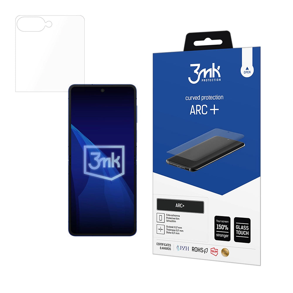 Protector de pantalla exterior 3MK ARC+ para Samsung Galaxy Z Flip8 F776, plástico