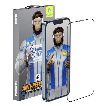 Protector de pantalla exterior Blueo Anti-Reflectante HD para Samsung Galaxy Z Fold8 F976, vidrio templado, adhesivo completo, negro