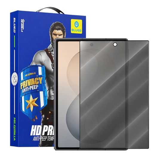 Protector de pantalla exterior Privacy Blueo Anti-Peep para Samsung Galaxy Z Fold8 F971, vidrio templado, adhesivo completo