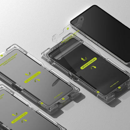 Protector de pantalla interior Ringke Dual Easy Pro para Samsung Galaxy Z Flip7 F766, Plástico, Set de 2 piezas