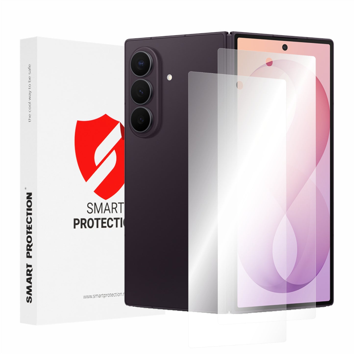 Protector de pantalla exterior Smart Protection Premium Classic para Samsung Galaxy Z Fold8 Ultra F976, plástico, juego de 2 piezas