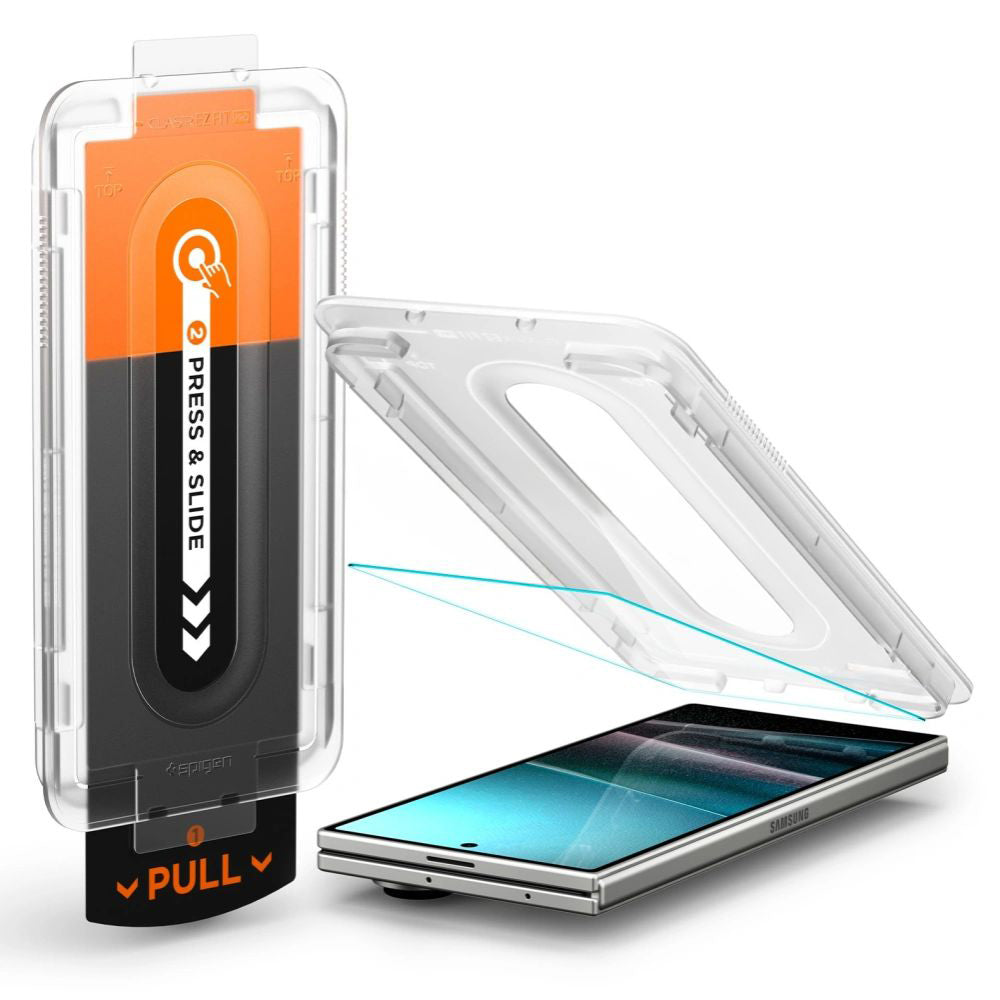 Protector de pantalla exterior Spigen GlastR EZ FIT Pro HD para Samsung Galaxy Z Fold7 F966, Cristal Templado, Full Glue AGL09580