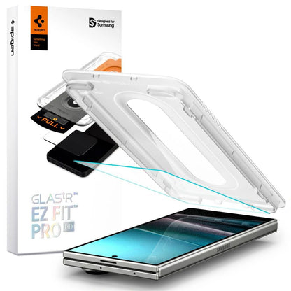 Protector de pantalla exterior Spigen GlastR EZ FIT Pro HD para Samsung Galaxy Z Fold7 F966, Cristal Templado, Full Glue AGL09580