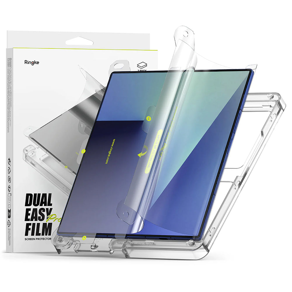 Protector de pantalla interior Ringke Dual Easy Pro para Samsung Galaxy Z Fold7 F966, plástico, juego de 2 piezas