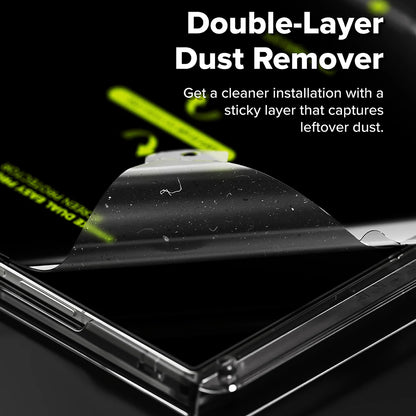 Protector de pantalla interior Ringke Dual Easy Pro para Samsung Galaxy Z Fold7 F966, plástico, juego de 2 piezas