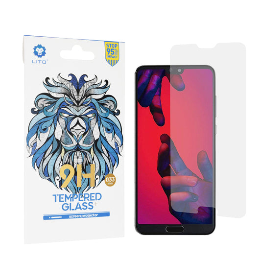 Protector de pantalla Lito Classic para Huawei P20 Pro, vidrio templado, adhesivo completo, 2.5D