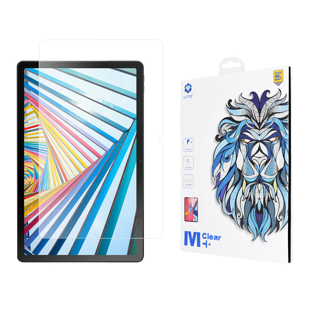 Protector de pantalla Lito Classic para Lenovo Tab M10 Plus (3ª generación), vidrio templado, adhesivo completo, 2.5D