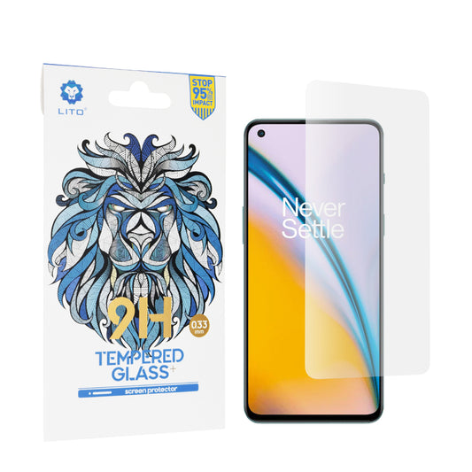 Protector de pantalla Lito Classic para OnePlus Nord 2T / Nord CE 5G / Nord 2 5G, vidrio templado, adhesivo completo, 2.5D