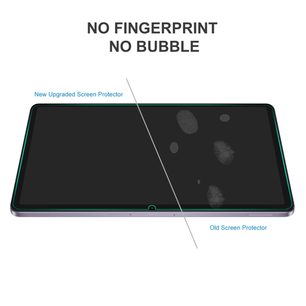 Protector de pantalla Lito Classic para Samsung Galaxy Tab A11+ / Tab A9+, Vidrio templado, Pegamento completo, 2.5D