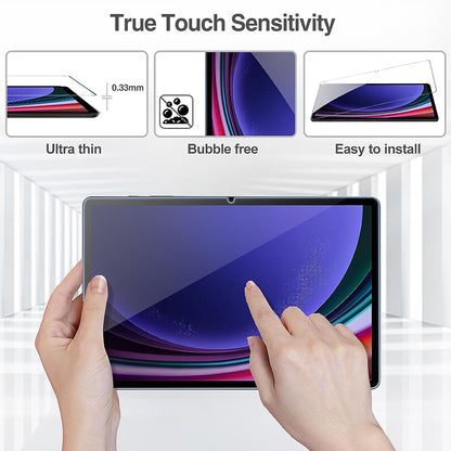 Protector de pantalla Lito Classic para Samsung Galaxy Tab S10+ / Tab S9 FE+ / Tab S9+, Vidrio templado, Full Glue, 2.5D