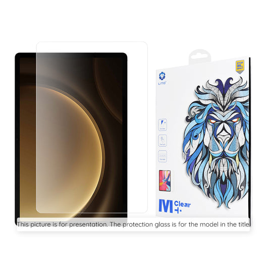 Protector de pantalla Lito Classic para Samsung Galaxy Tab S10 Ultra / Tab S9 Ultra, vidrio templado, adhesivo completo, 2.5D