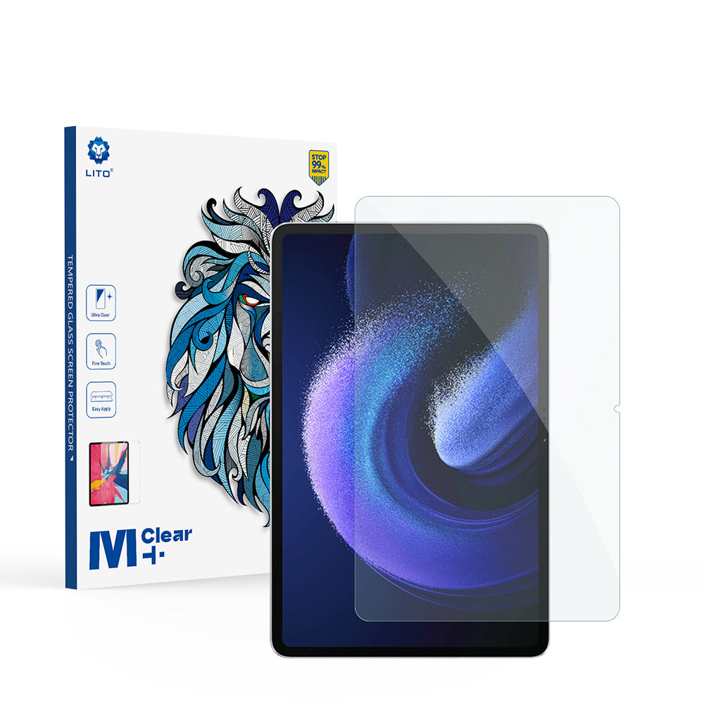Protector de pantalla Lito Classic para Xiaomi Pad 6 / 6 Pro, vidrio templado, adhesivo completo, 2.5D