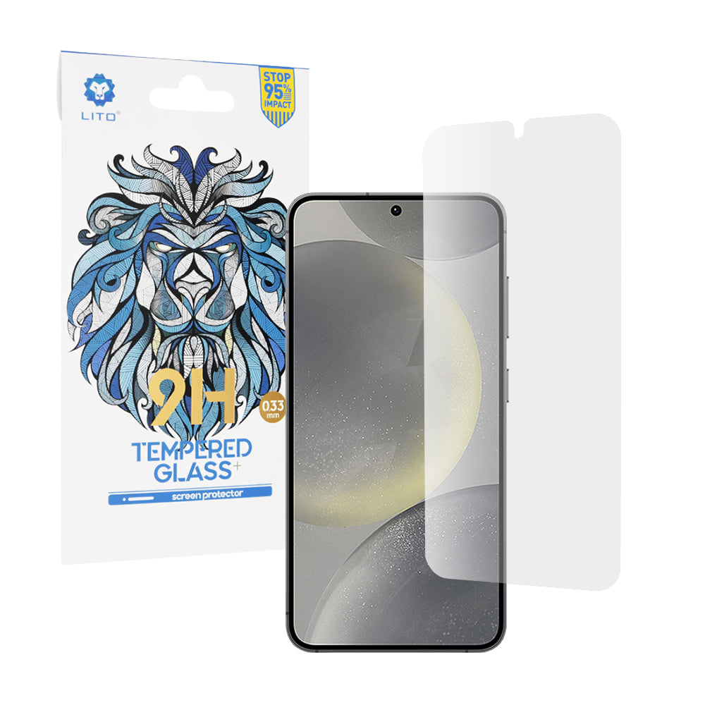 Protector de pantalla Lito Classic Ultra Thin para Samsung Galaxy S25 S931 / S24 S921, Cristal Templado, Full Glue, 2.5D