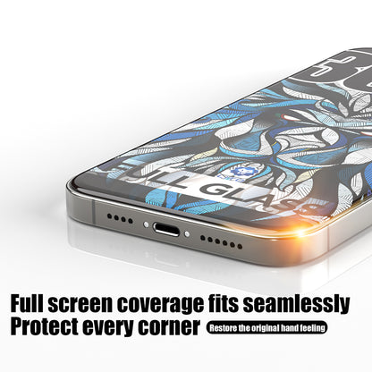 Protector de pantalla Lito D+ Max 300C para Apple iPhone 15 Pro Max, vidrio templado, adhesivo completo