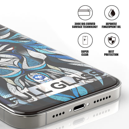 Protector de pantalla Lito D+ Max 300C para Apple iPhone 15 Pro Max, vidrio templado, adhesivo completo