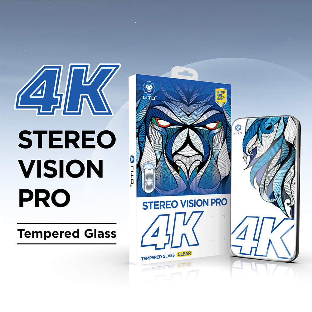 Protector de pantalla Lito D+ Max 4K para Apple iPhone 17 Pro Max, Cristal Templado, Full Glue, Negro