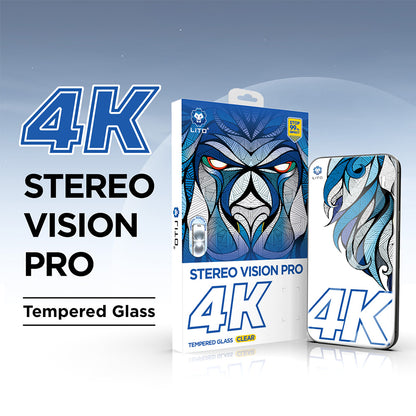 Protector de pantalla Lito D+ Max 4K para Apple iPhone 17 Pro Max, Cristal Templado, Full Glue, Negro