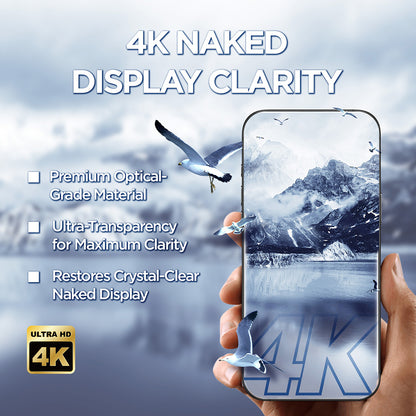 Protector de pantalla Lito D+ Max 4K para Apple iPhone 17 Pro Max, Cristal Templado, Full Glue, Negro