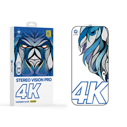 Protector de pantalla Lito D+ Max 4K para Apple iPhone 17 Pro Max, Cristal Templado, Full Glue, Negro