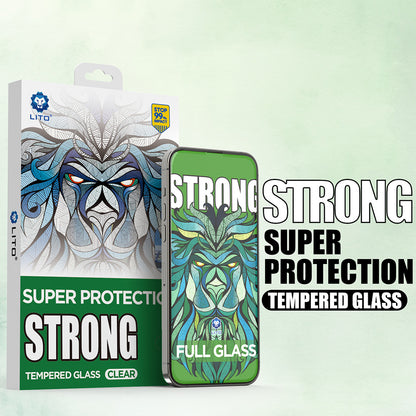 Protector de pantalla Lito D+ Max Strong para Apple iPhone 17 Pro Max, Cristal Templado, Full Glue, Negro