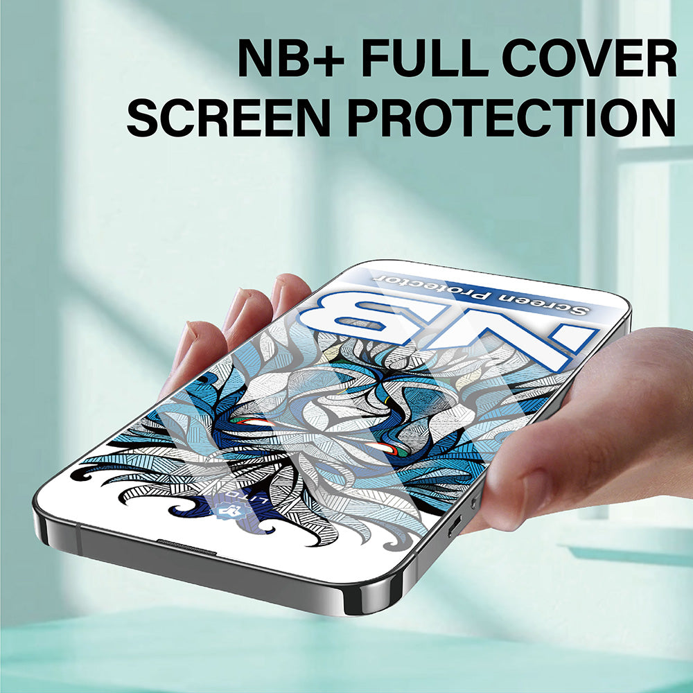 Protector de pantalla Lito NB para Apple iPhone 17 Air, Cristal Templado, Full Glue, Negro