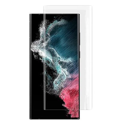 Protector de pantalla Lito para Samsung Galaxy S22 Ultra 5G S908, vidrio templado, pegamento UV, 3D