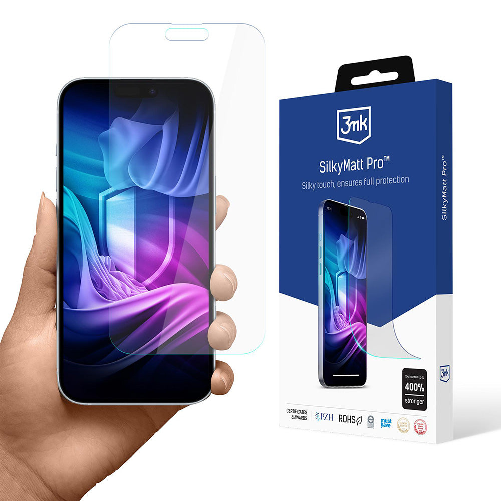 Película protectora de pantalla mate 3MK Silky Pro para Apple iPhone 17 Air, Plástico