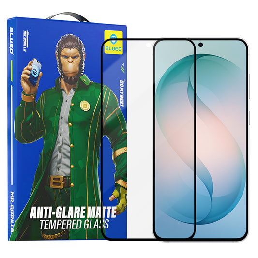 Protector de pantalla Matte Blueo Anti-Glare para Samsung Galaxy S26 Plus S947, Cristal Templado, Full Glue, Negro