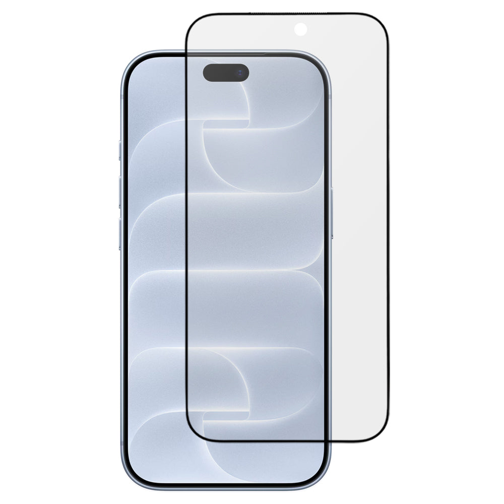 Protector de pantalla Matte Blueo Anti Reflective HD para Apple iPhone 18 Pro, vidrio templado, adhesivo completo, negro