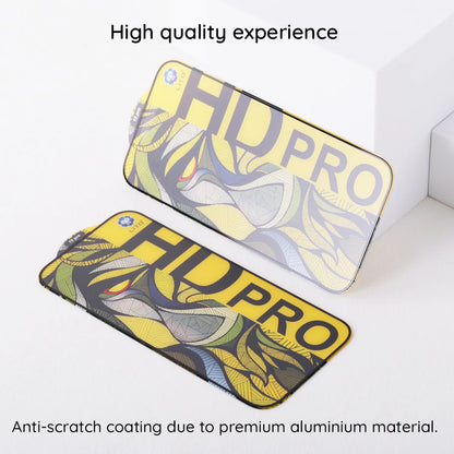 Matte Screen Protector Lito HD Pro for Apple iPhone 16 Pro Max, Tempered Glass, Full Glue, Black